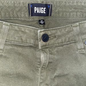 Paige jimmy jimmy skinny army green pants